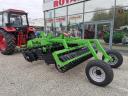 AGRIMETAL 2,75 M SEMI-TRAILED SHORT WHEEL WITH SPLINED ROLLERS - STOCK SWEEP ACTION