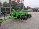 AGRIMETAL 2,75 M SEMI-TRAILED SHORT WHEEL WITH SPLINED ROLLERS - STOCK SWEEP ACTION