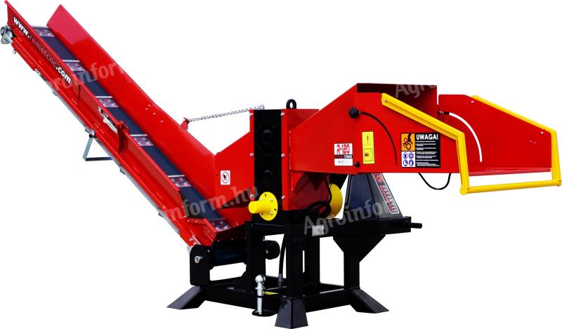 REMET R-120 6 NOŽOVÝ ŠTĚPKOVAČ VĚTVÍ 230 CM S DOPRAVNÍM PÁSEM - SLEVA - ROYAL TRACTOR