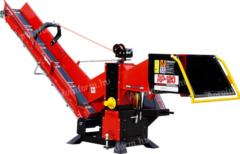 REMET RP-120 8 NOŽOVÝ ŠTĚPKOVAČ VĚTVÍ 230 CM S DOPRAVNÍM PÁSEM - SE SLEVOU - ROYAL TRACTOR