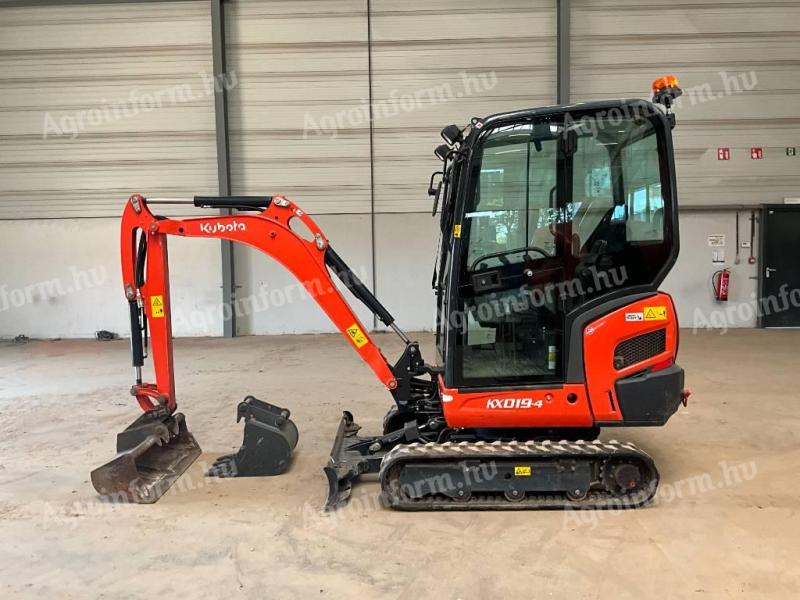 Kubota KX 019-4 / 2022 / 686 operating hours / Leasing from 20%
