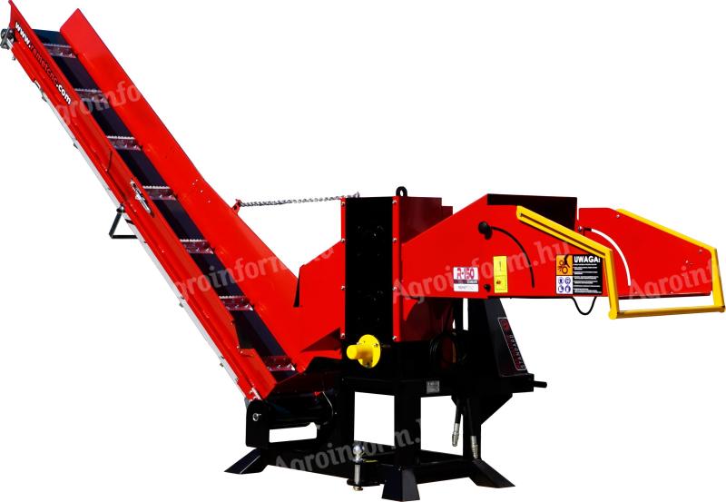 REMET R-150 6 NOŽOVÝ ŠTĚPKOVAČ VĚTVÍ 300 CM S DOPRAVNÍM PÁSEM - SLEVA - ROYAL TRACTOR