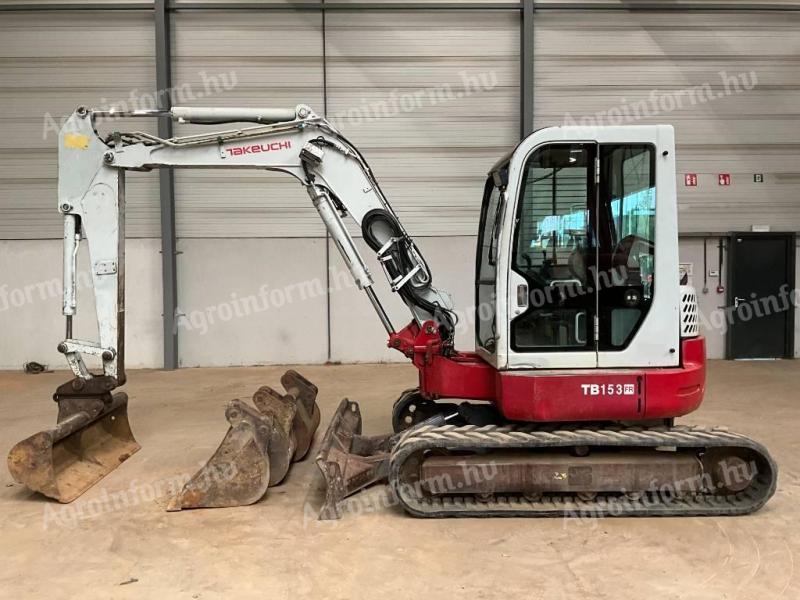 Takeuchi TB 153 FR / 2009 / 4 462 prevádzkových hodín / Prenájom od 20 %