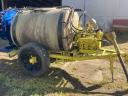 Custom 1000 L trailed sprayer - 3 cylinder Rapitox pump, axial fan - 360 000 Ft