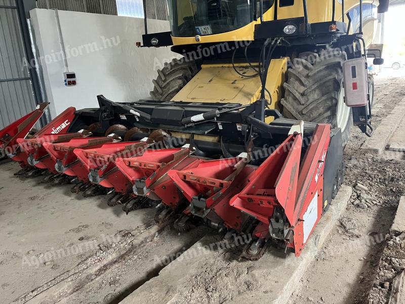 Olimac Drago 6 row sliding adapter with crusher - Year of production 2013