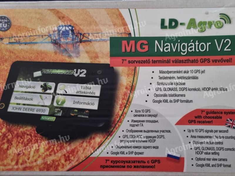MG Navigator V2 line guide GPS