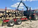 More Maskiner SF12 trailer and 7 m crane