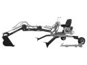 JANSEN Mini Excavator MB-360°, Petrol engine, Walk-behind excavator, 360° rotating ring