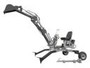 JANSEN Mini Excavator MB-360°, Petrol engine, Walk-behind excavator, 360° rotating ring
