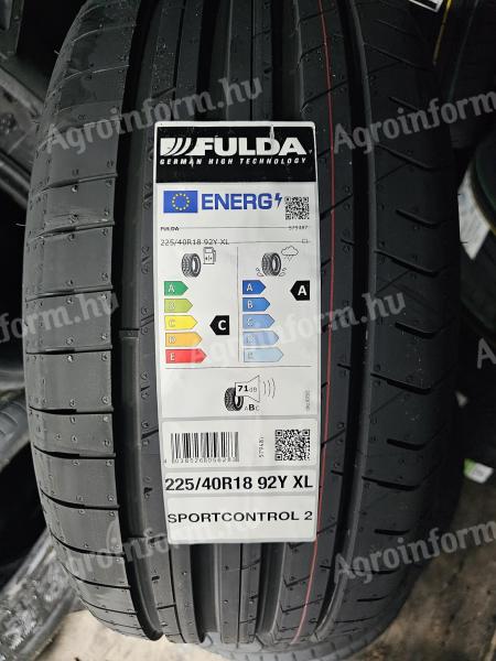 225/40R18 FULDA SPORTCONT2 92Y XL Nova ponudba poletnih pnevmatik