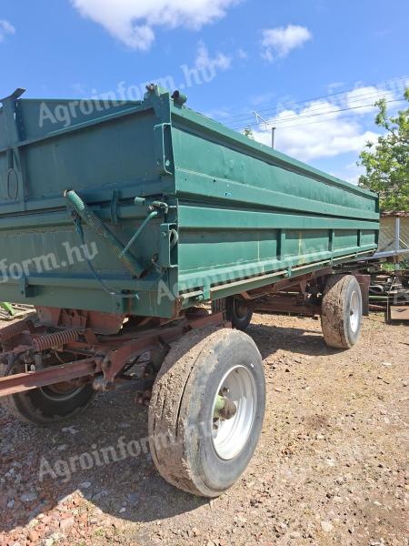 IFA HW 8011 tipper trailer, slow vehicle