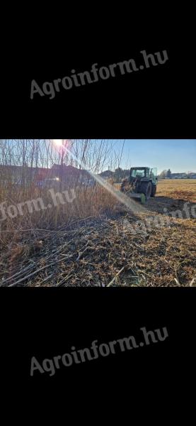 Straw crushing, mulching, land clearing