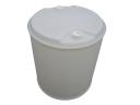 120 litre used cleaned plastic drums for food