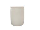 160 litre UN certified plastic barrel, washed, natural colour