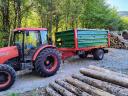 8T single axle trailer