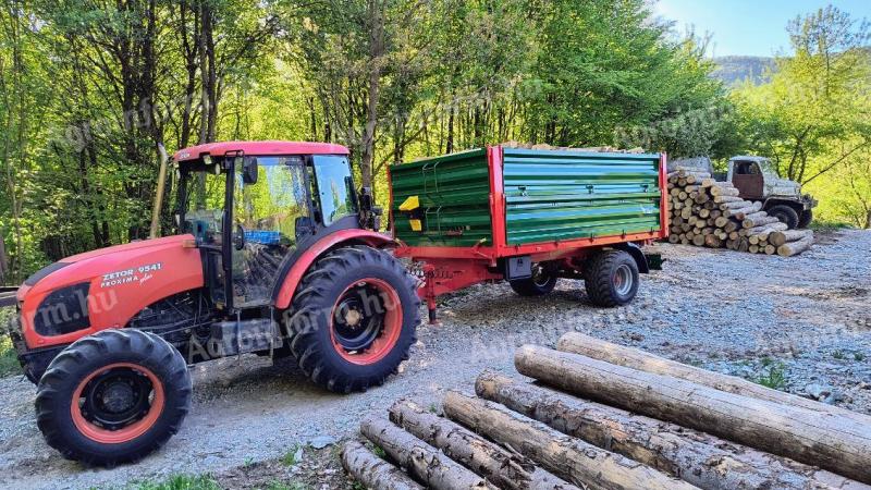 8T single axle trailer