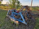 Folding hanging rack with ratchet