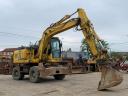 Komatsu PW140-7 rubber wheel excavator