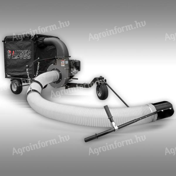 Vysavač listí JANSEN LS-700, traktor, sběrač listí, foukač listí, přívěsný vozík