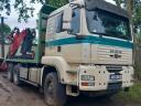 MAN TGA 6x6 crane truck (log carrier)