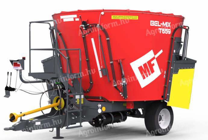 Vozík na rozdeľovanie krmiva METAL-FACH T659 BEL-MIX (VÝNIMOČNÝ VÝPREDAJ)