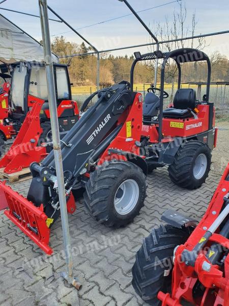 Thaler 2838T telescopic wheel loader with telescopic handler, German made, also for tender