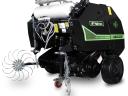 Hofman ARGA mini round baler and ULCA petrol engine bale wrapper