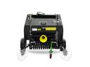 Hofman ARGA mini round baler and ULCA petrol engine bale wrapper