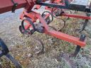 Row cultivator, 6-row, with folding fertiliser spreader
