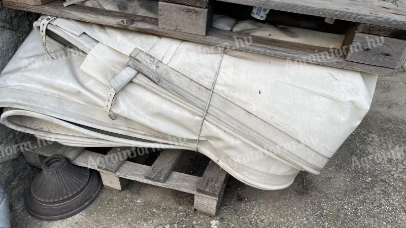 Double layer inflatable tarpaulin
