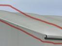 Double layer inflatable tarpaulin