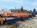 New, strong, welded trailer for sale in several sizes! Ready for immediate delivery, no need to wait