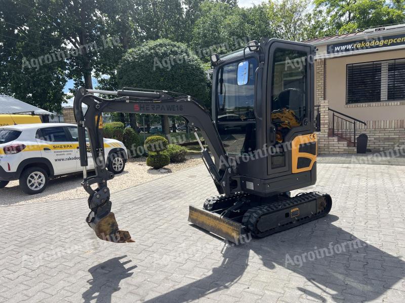 Sherpa WE16, with Kubota engine, 305 hours