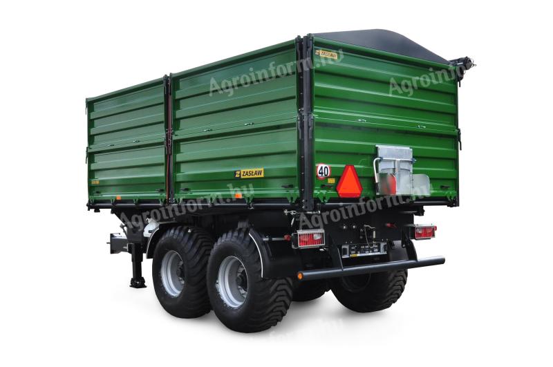 ZASLAW D762-14 XL remorcă tandem demonstrație acțiune mașină