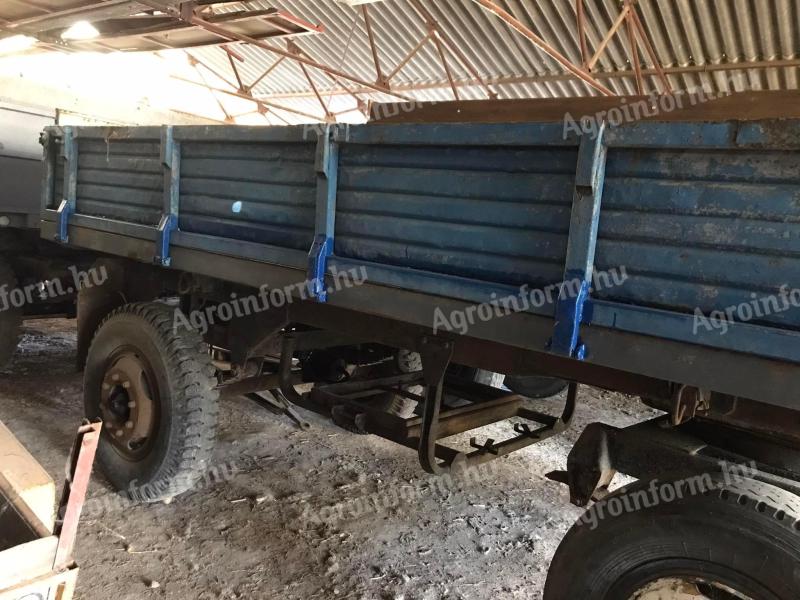 Trailer, tipper, MBP 6,5, without paper, straight weldless chassis, good tilting