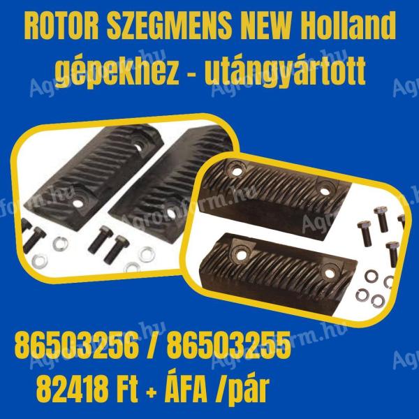Segmenty rotorů pro několik kombajnů New Holland
