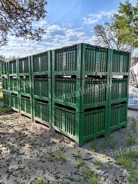Used plastic container
