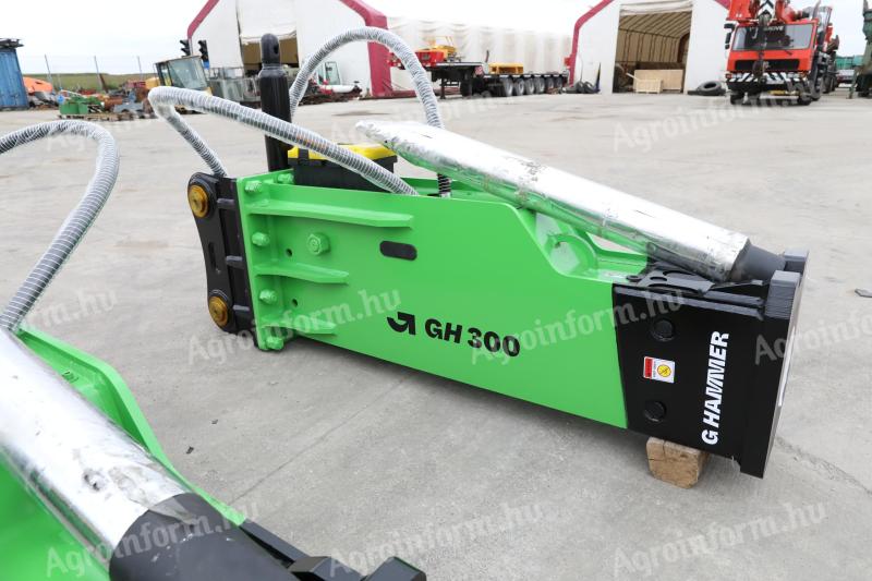 G HAMMER GH300 (model 2025) hydraulic demolition hammer