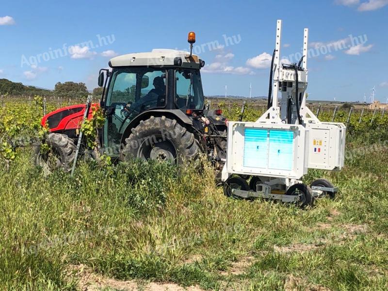 UV BOOSTING TM-1R is an in-line plant protection vine cultivation machine - NEW! SUBMIT TO