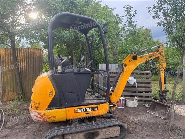 JCB 8018 CTS MINI EXCAVATOR, GOOD CONDITION FOR SALE 2014, 2270 HOURS, 1,8 TONS