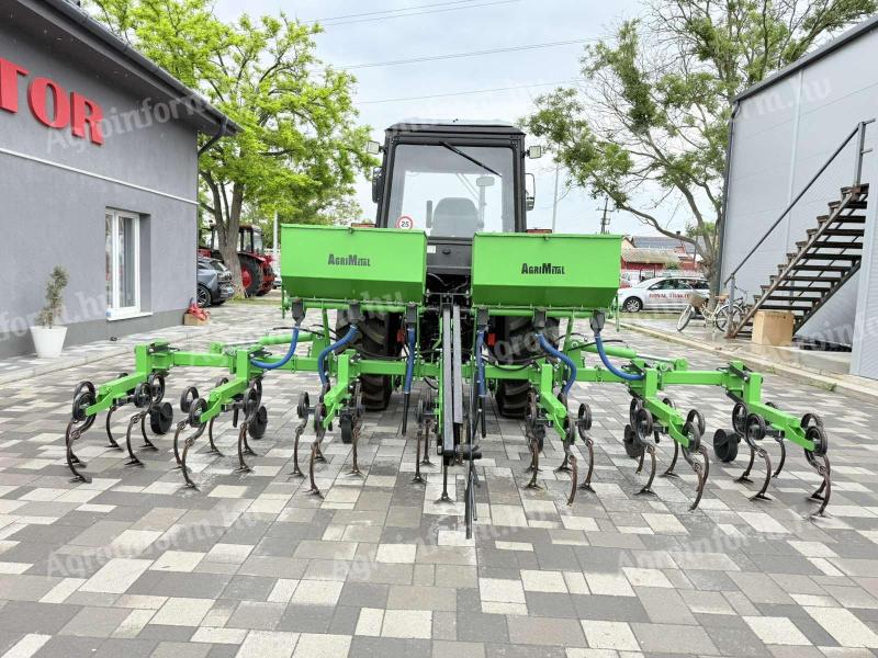 AGRIMETAL 6 ROW ROW GRANULAR ROW CROP FERTILIZER WITH HOPPER FROM STOCK