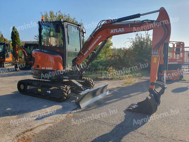 ATLAS AC 35 UF midi rotary excavator with rubber spring