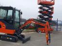 ATLAS AC 17F mini rotary excavator with rubber spring