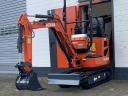 ATLAS AC 08 mini rotary excavator with rubber spring