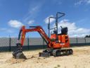 ATLAS AC 08 mini rotary excavator with rubber spring