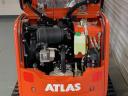 ATLAS AC 08 mini rotary excavator with rubber spring