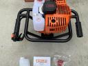 Earth drill Soil drill 73 cm³ / 6,3 HP Pit drill + 100, 200, 300 drill * Haina H-1901 *