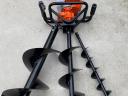 Earth drill Soil drill 73 cm³ / 6,3 HP Pit drill + 100, 200, 300 drill * Haina H-1901 *