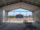 Construction of halls, steel structures, construction
