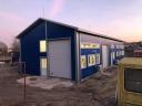 Construction of halls, steel structures, construction